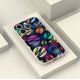 thumbnail image 4 of ¡Agregue un toque de alegría a su iPhone con esta funda para teléfono plateada mate con diseño gráfico vibrante!, 4 of 4