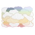 thumbnail image 2 of YAOMOBB Tapis de Porte Lavable Imprimé Nuage Coloré Tapis d'Entrée Design Rafraîchissant pour Usage Intérieur et Extérieur, 2 of 6