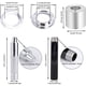 thumbnail image 5 of Kit de herramientas para ojales de artesanía profesional para bricolaje, ojal de cobre con superficie antioxidante y agarre cómodo para reparación de tela de cuero, incluye juego de 100 arandelas, 5 of 8