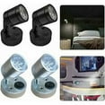 thumbnail image 4 of 2 luces LED de 12 V para lectura, lámpara de pared para mesita de noche, interruptor regulable, iluminación interior cilíndrica y flexible para autocaravanas, barcos y casas rodantes (plateada)., 4 of 5