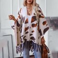 thumbnail image 6 of ChaoHeng Trendy Women's Fashion Sweaters Cardigan Lightweight,Women Striped Fall and Winter Loose Knitted Pullover Sweater Fashion Coat(Beige,Free Size), 6 of 8