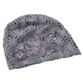 thumbnail image 2 of Femmes Élégantes Dentelle Florale Slouchy Baggy Tête Bonnet Bonnet Cancer Turban, 2 of 6