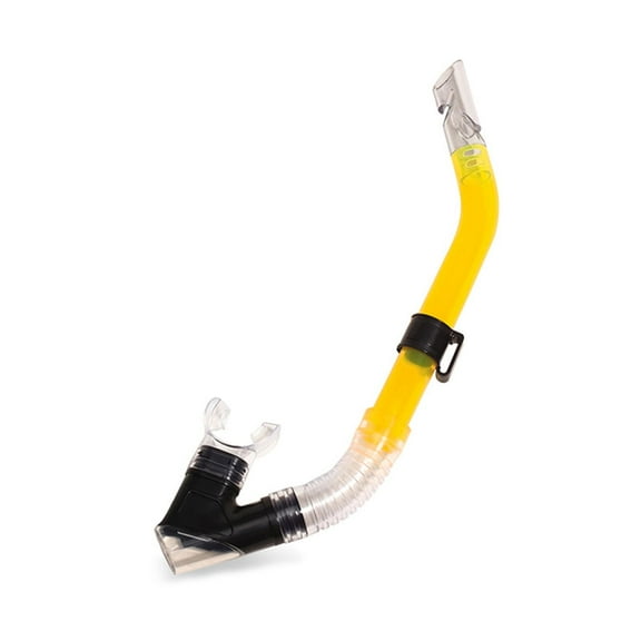Pool Master Center-Mount Adult Swimming Pool Training Snorkel - 20" - Yellow