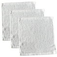 thumbnail image 4 of DINHEAROM 3Pcs Minimalist Design Cotton Towel for Travel 11.4x10.8in, 4 of 8