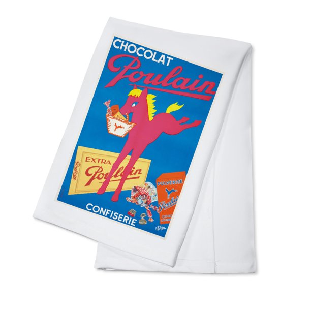 Chocolat Poulain Vintage Poster Artist De France C 1955 100 Cotton Kitchen Towel Walmart Com Walmart Com