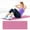 Pink, variant on Fitness Yoga Mat for Women and Men, Large, 4mm Thick, 68*23 Inch Long, Non Exercise Mats, Yoga Poses for Pilates, Workout and Stretching, Home and Gym Essentials