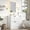 White, variant on ANPOO 36 Inch High Gloss Bathroom Vanity with Sink, Mirror and Faucet, Freestanding Storage Cabinet with 2 Drawers, Modern Ceramic Sink Vanity Combo