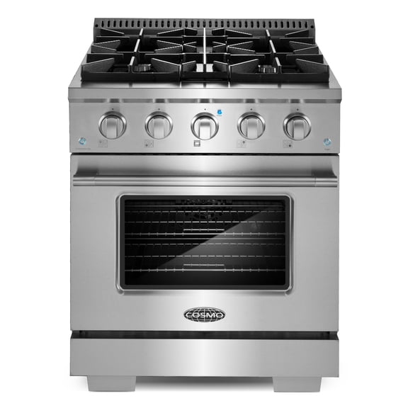 30 in. Vista Collection 3.5 cu. ft. 4 Burners Gas Range in Stainless Steel