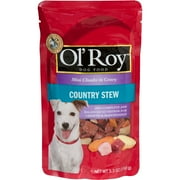 Ol' Roy Country Stew Mini Chunks in Gravy Dog Food Pouch, 5.3 Oz.