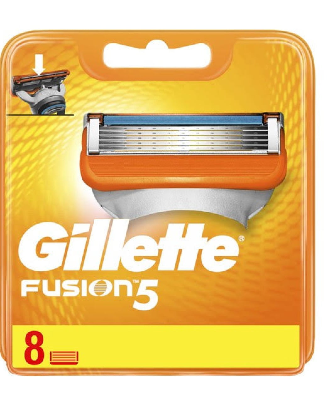 Gillette Fusion Refill Razor Blade Cartidges, 8 Ct.