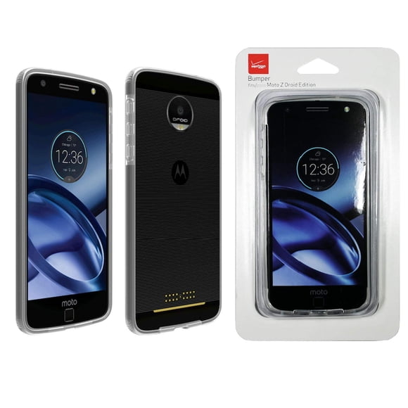 Funda de silicona Verizon para Moto Z/Moto Z Droid - Negra
