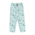 thumbnail image 4 of Naloa Rabbit And Dragonfly Print Women’s Ultra-Soft Comfy Pajama Lounge Pants with Pockets & Drawstring, 4 of 8