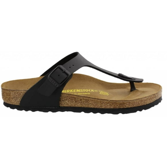 Sandalias tipo chancla Birkenstock para mujer, color negro, talla 40