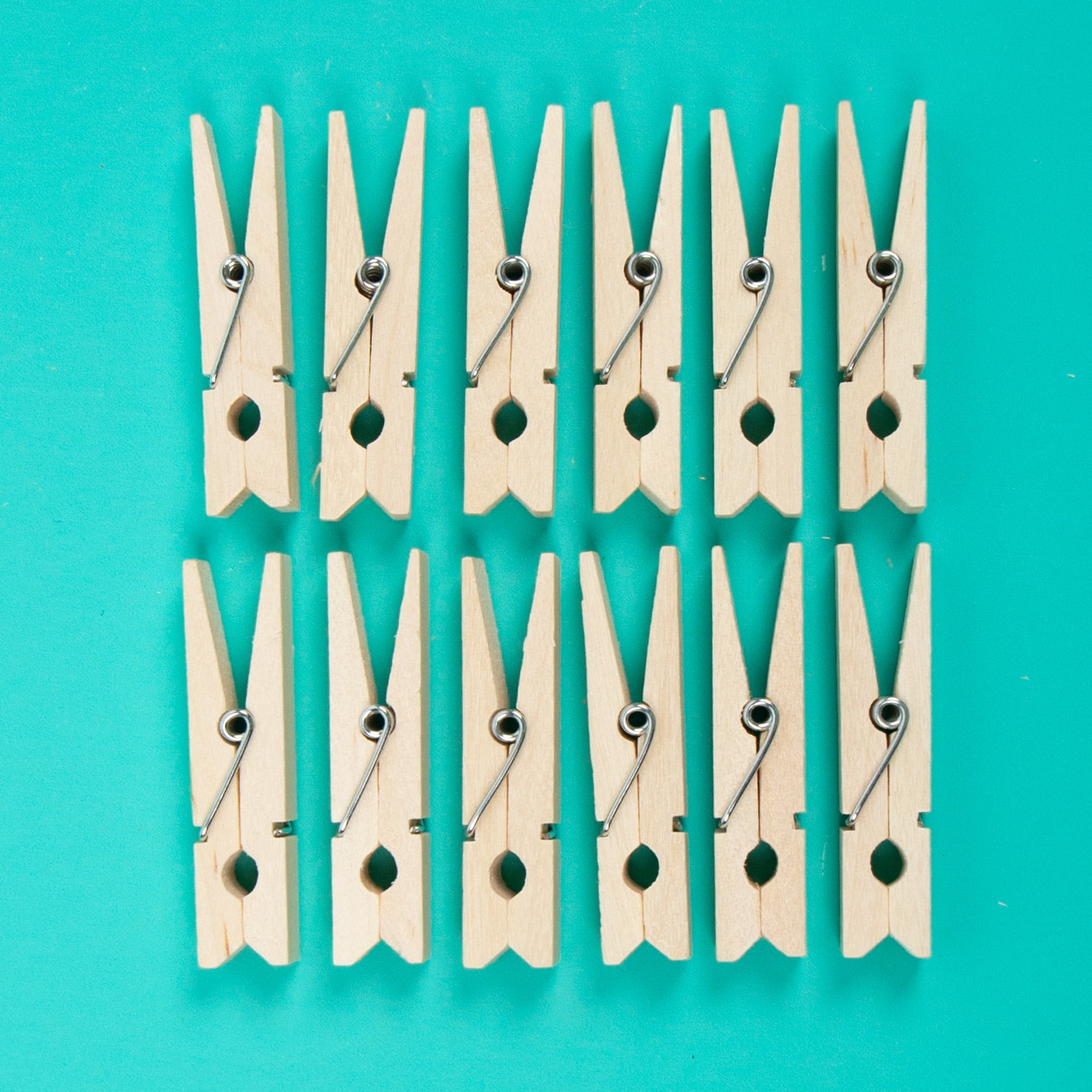 Hello Hobby Wood Clothespins, 24-Pack