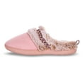 thumbnail image 4 of Floopi House Slippers for Women Fur Lined Clog w/ Aztec Trim Bedroom Slip Ons, 4 of 8