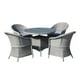 thumbnail image 1 of Desayunador Rattan Mainstays Gris 5 Piezas, 1 of 4