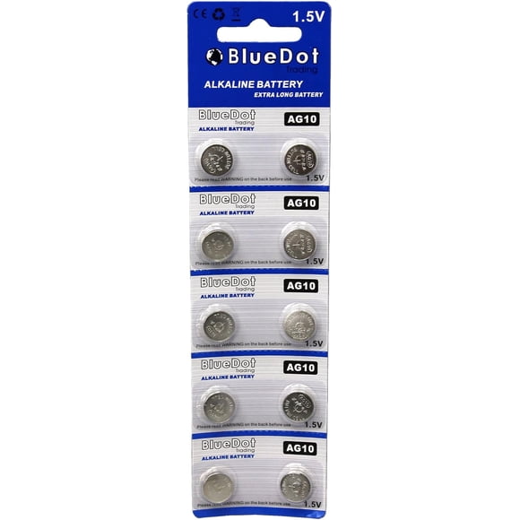 BlueDot Trading AG10 Batteries, 100 Count (Pack of 4)