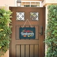 thumbnail image 5 of SKYSONIC Thanksgiving Welcome Sign Front Door Decor Wall Hanging Plaque Rectangular Door Hanging Sign Porch Decorations for Home Outdoor Indoor Holiday, 5 of 6