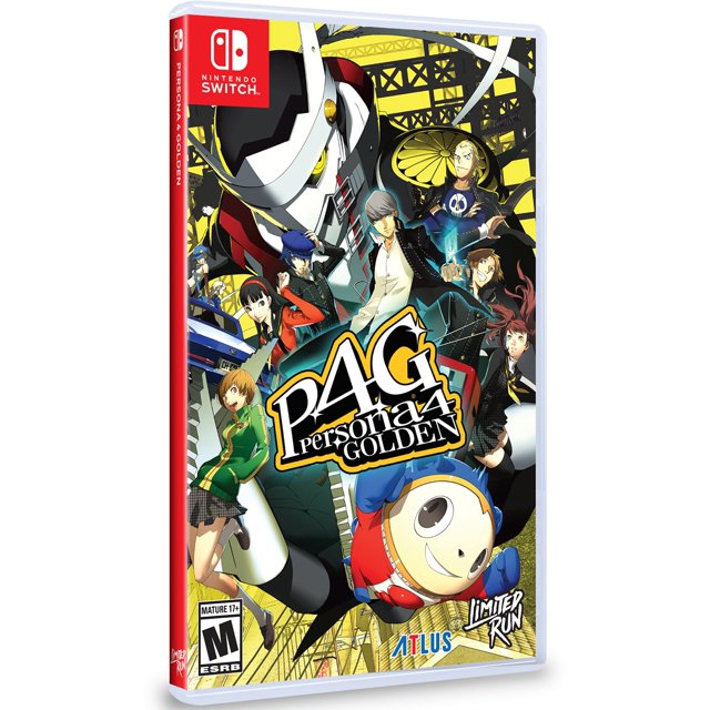 Persona 4 Édition Couverture en Feuille Dorée SDCC (Limited Run Games #214) - pour Nintendo Switch