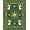 Green, Pattern 4, variant on ODIKA 4'x6' Machine Washable Non-Slip Area Rug, Whimsical Ballet Poses Framed by Ornate Vine Hook Design High Traffic Rug, Blue, 645921