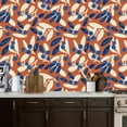 thumbnail image 2 of Peel and Stick Wallpaper 17.7in x 9.8ft Blueberry Olive Leaf Terracotta Contact Paper Vinyl Self-Adhesive Removable Wall Paper for Bedroom Nursery Bathroom Renter Friendly, 2 of 8