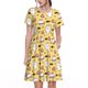 thumbnail image 1 of Disketp Rabbit Hunger para Vestido de Manga Corta para Mujeres, Vestidos de Verano para Mujeres, Casual y Holgado para la Playa, 1 of 6