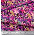thumbnail image 3 of Soimoi Cotton Duck Fabric Multicolor Texture Printed Craft Fabric by the Yard 42 Inch Wide, 3 of 3