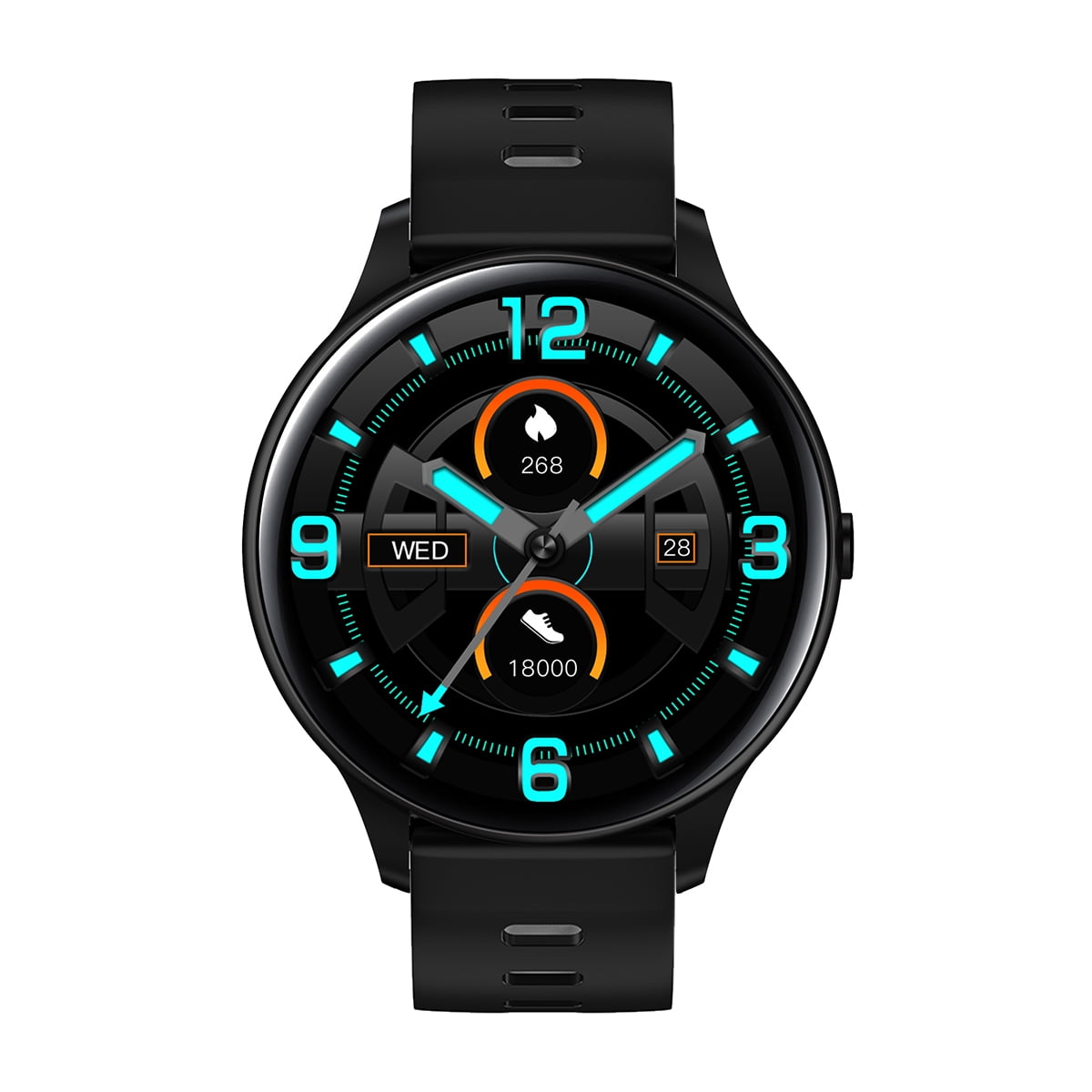 K21 Smart Watch Sports Watch 1.3-Inch IPS Screen BT5.0 Fitness IP68  Waterproof Sleep/Heart Rate/Blood Pressure/Temperature Monitor Pedometer  Multiple Sports Mode Notification/Call/Sedentary Reminder | Walmart Canada