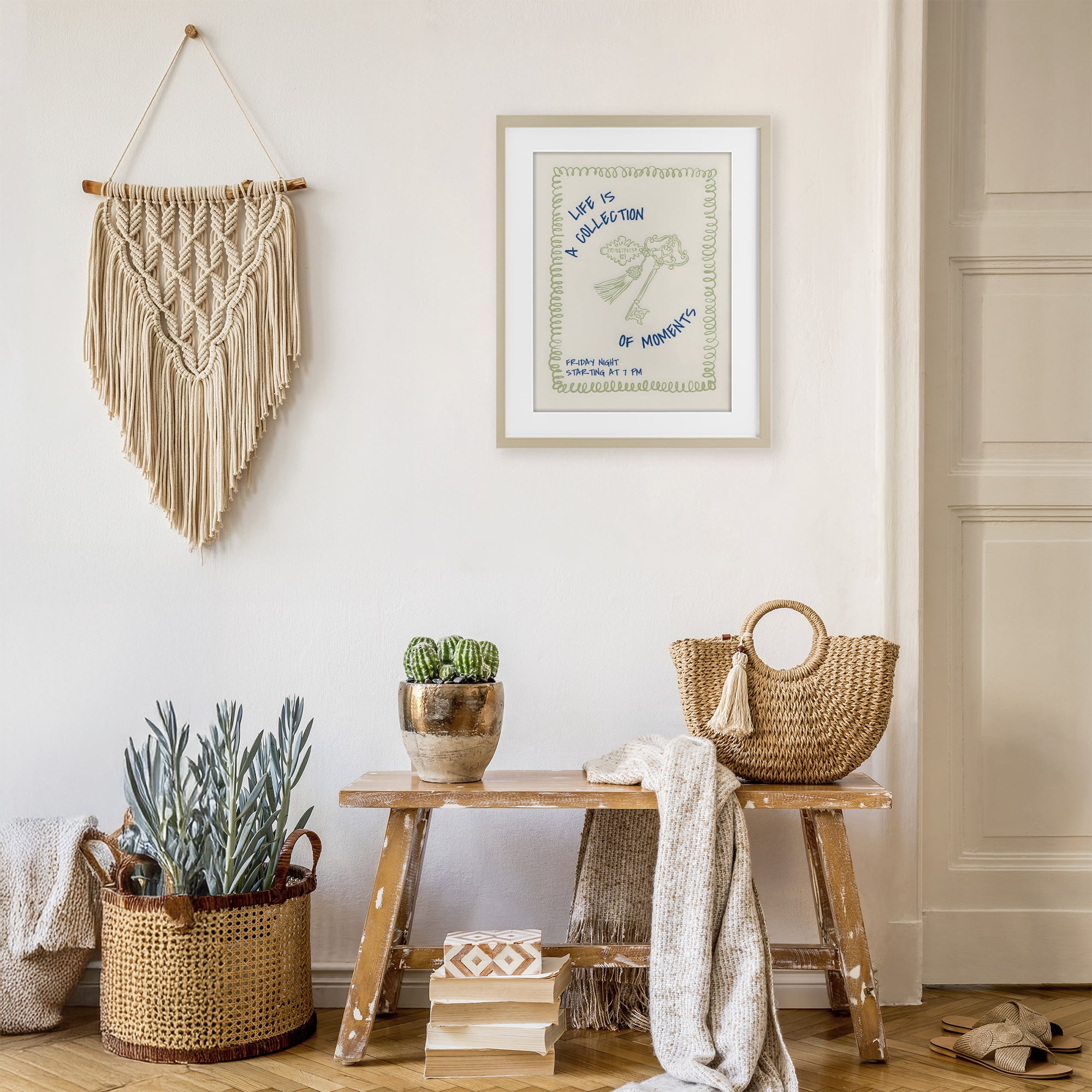 Stupell Industries A Collection of Moments Birch Framed Print Under Glass, design by The Prints Vibe
