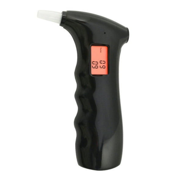 Portable Digital Tester with LCD Display High Sensitive Blowing Type Test Breathalyzer Detector Analyzer