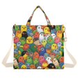 thumbnail image 7 of FORMRS Womens Corduroy Tote Bag Crossbody Shoulder Purse Handbag with Detachable Strap, Colorful Birds Pattern, 7 of 7