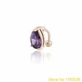 thumbnail image 3 of Adjustable Multicolor Zinc Alloy Reverse Heart Crystal Dangle Navel Ring, 3 of 10