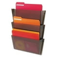 thumbnail image 7 of Unbreakable Docupocket 3-Pocket Wall File, Letter, 14 1/2 X 3 X 6 1/2, Smoke | Bundle of 5 Packs, 7 of 7