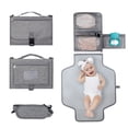 thumbnail image 2 of SPEKSEE Portable Diaper Changing Pad - Outdoor Travel Foldable Waterproof Diaper Bag with Shoulder Strap and Wet Wipes Pocket, 2 of 7