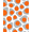 Orange, Pattern 1, variant on ODIKA 4'x6' Machine Washable Non-Slip Area Rug, Tangerine Modern Swirls Accent High Traffic Rug, Orange, 368445