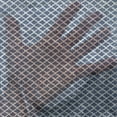 thumbnail image 3 of Indigo Tulle Curtains with Rod Pocket, Hand Drawn Sketchy Like Zig Zag Inner Design with Rectangular Shapes, Sheer Drape for Wedding Party 2 Panels, 7 Sizes, Petrol Blue and White, by Ambesonne, 3 of 3