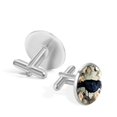 thumbnail image 3 of Crow Elegant Men's Cufflinks for Formal Attire, Crafted in Stainless Steel for Sophisticated Look, for Business Meetings and Special Occasions, 3 of 6