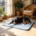 thumbnail image 5 of Leodye 1PCS Anti-slip Pet Cool Sleeping Pad Reusable Washable Cooling Bed for Puppies Kittens Indoor Sofa Crate Hot Weather Cooling Cushion -39.37x27.56in, 5 of 6