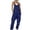 Z02-BU3, variant on YAYUBA Women Jumpsuits Casual Sleeveless Spaghetti Strap Boho Wide Leg Rompers with Pockets