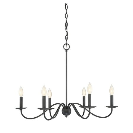 

Trade Winds Lighting 6-Light Chandelier In Aged Iron