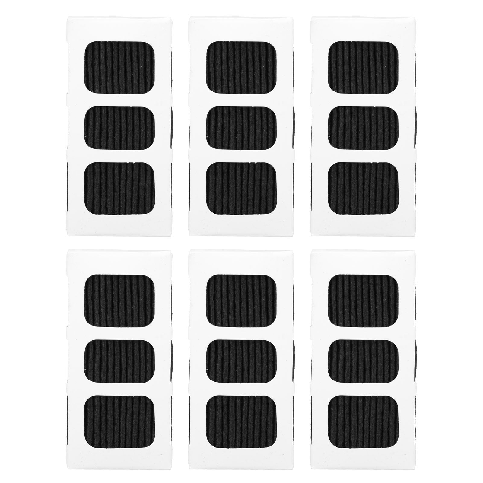 Refrigerator Air Filter Replacement, Replaceable Refrigerator Carbon Activated Air Filter 6pcs Efficient Wide Compatibility  For Paultra2