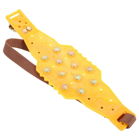 IDEANATEGRATE 1Pcs Car Snow Chain Yellow For Universal Compatibility And Winter Driving