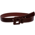 thumbnail image 4 of OnlineBelts Women Faux Embossed Alligator Full Grain Leather Square Belt, 4 of 5