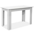 thumbnail image 3 of Charmma Dining Table and Benches 3 Pieces Chipboard White, 3 of 7