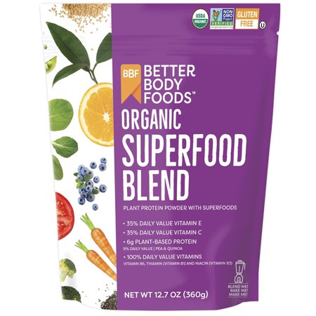 Betterbody Foods Organic Superfood Powder, 12.7 Oz
