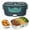 Blackish Green, variant on Electric Heated Lunch Box 40W Portable Food Warmer 110V with Stainless Steel Container for Car, Truck, Office Use (Dark Green)