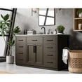 thumbnail image 3 of Elegant Kitchen and Bath Alden 60 inch Single Bathroom Vanity in Mocha Brown, 3 of 10