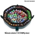 thumbnail image 5 of CM Dice Tray fits Up to 115 RPG Dice for Tabletop Board Games - DnD Dice Storage, Green, 5 of 10