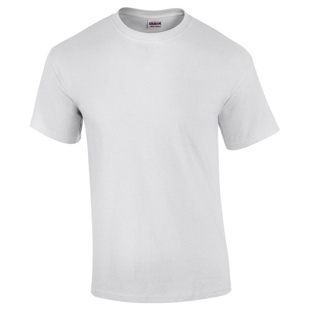 Gildan - G5000 Heavy Cotton Adult T-Shirt -White-Small - Walmart.com ...