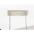 thumbnail image 3 of Progress Lighting Mast 4-Light Island Pendant, Brushed Nickel, Clear and Etched Glass Shades, 3 of 4